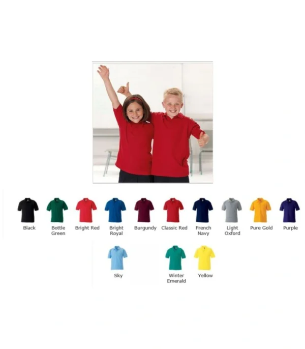 Russell 539B children's polo shirt